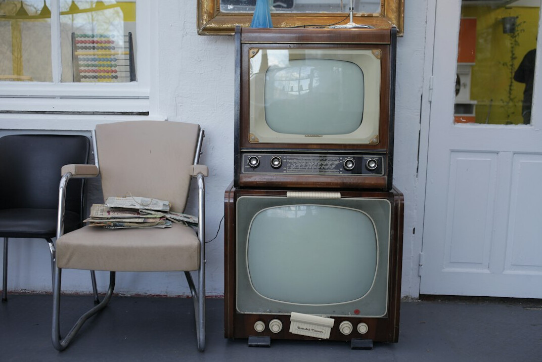 vintage television presenter