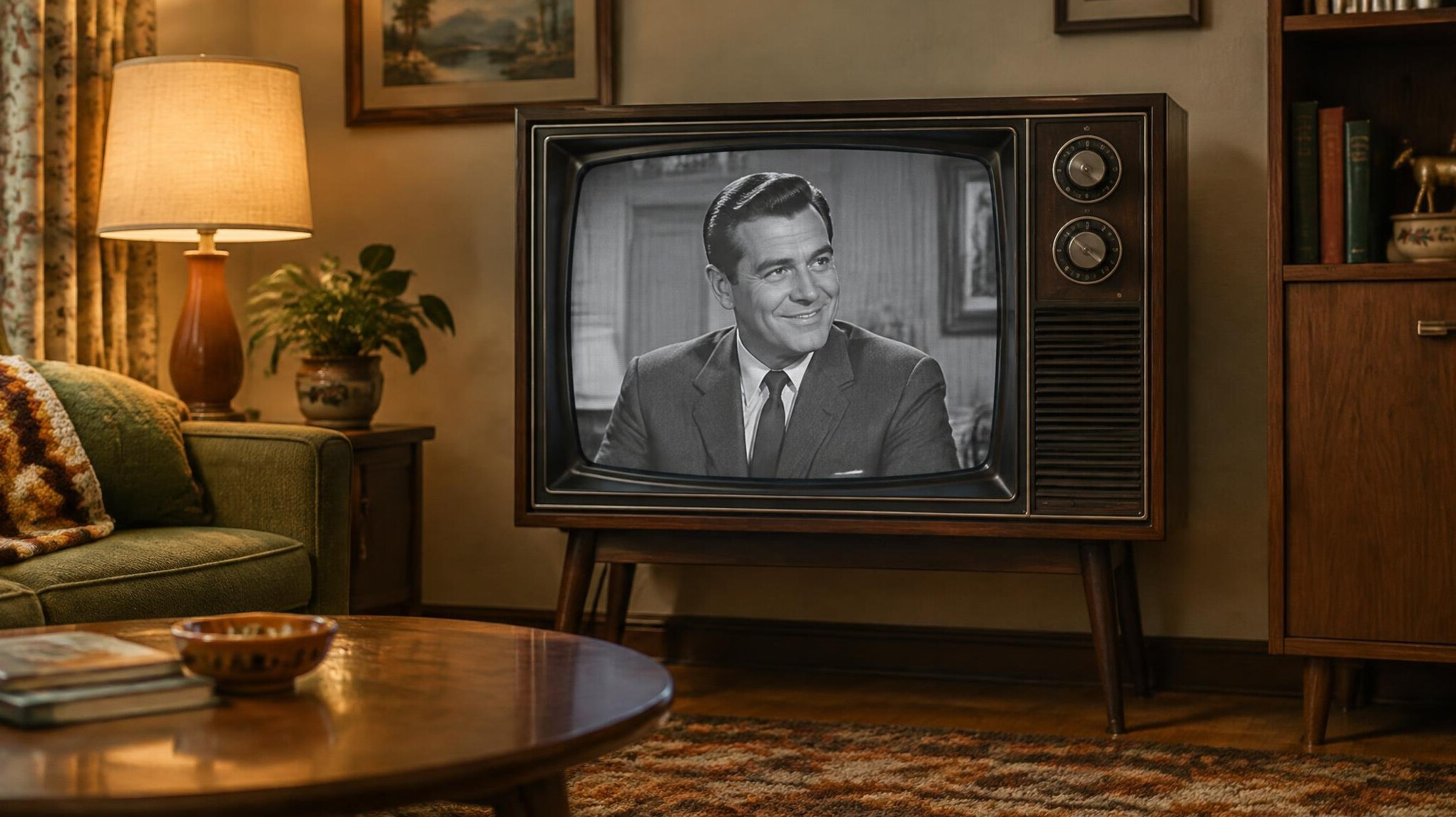 vintage television set