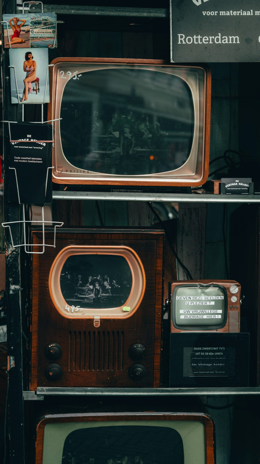 vintage television set