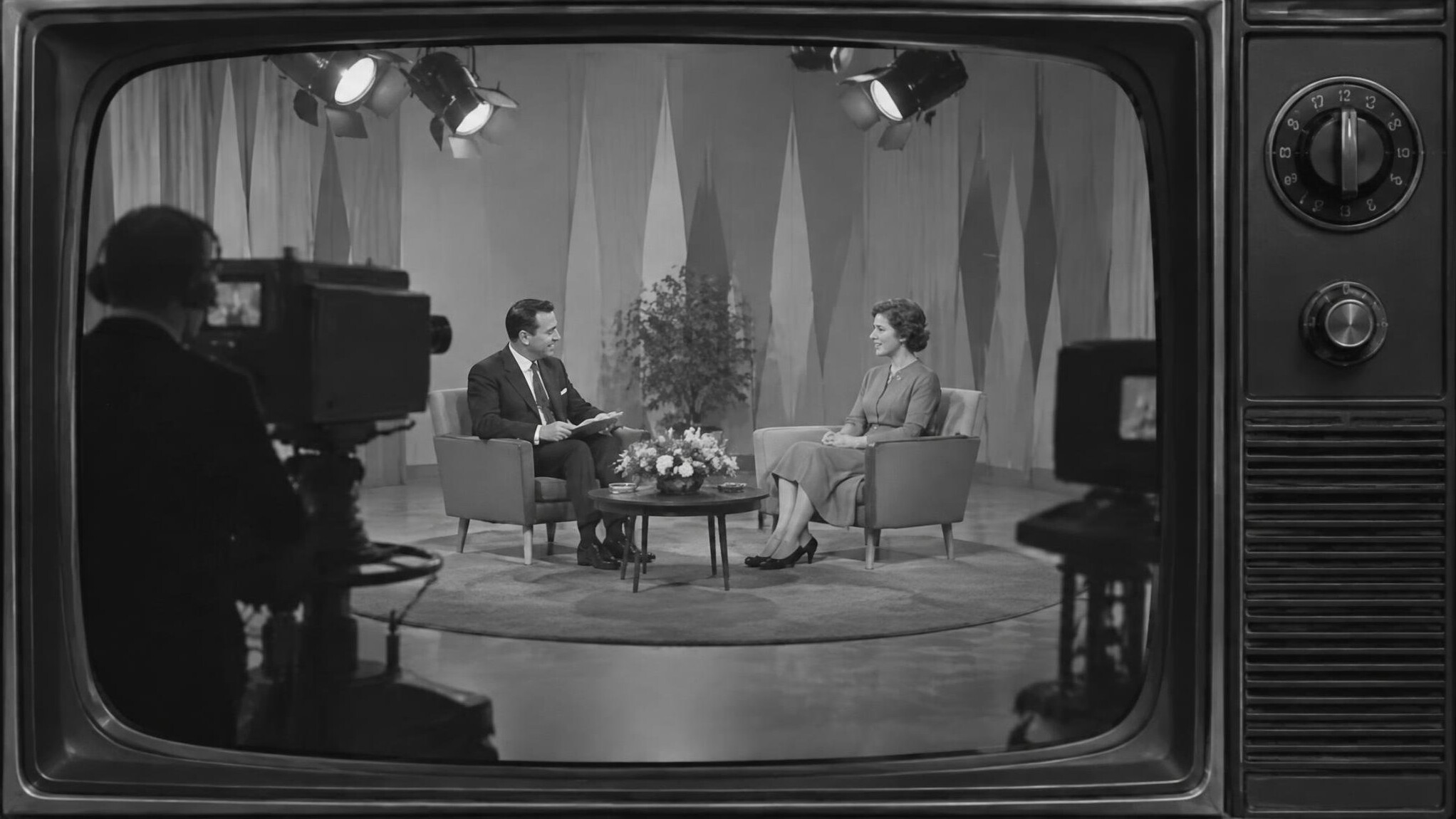 vintage television broadcast